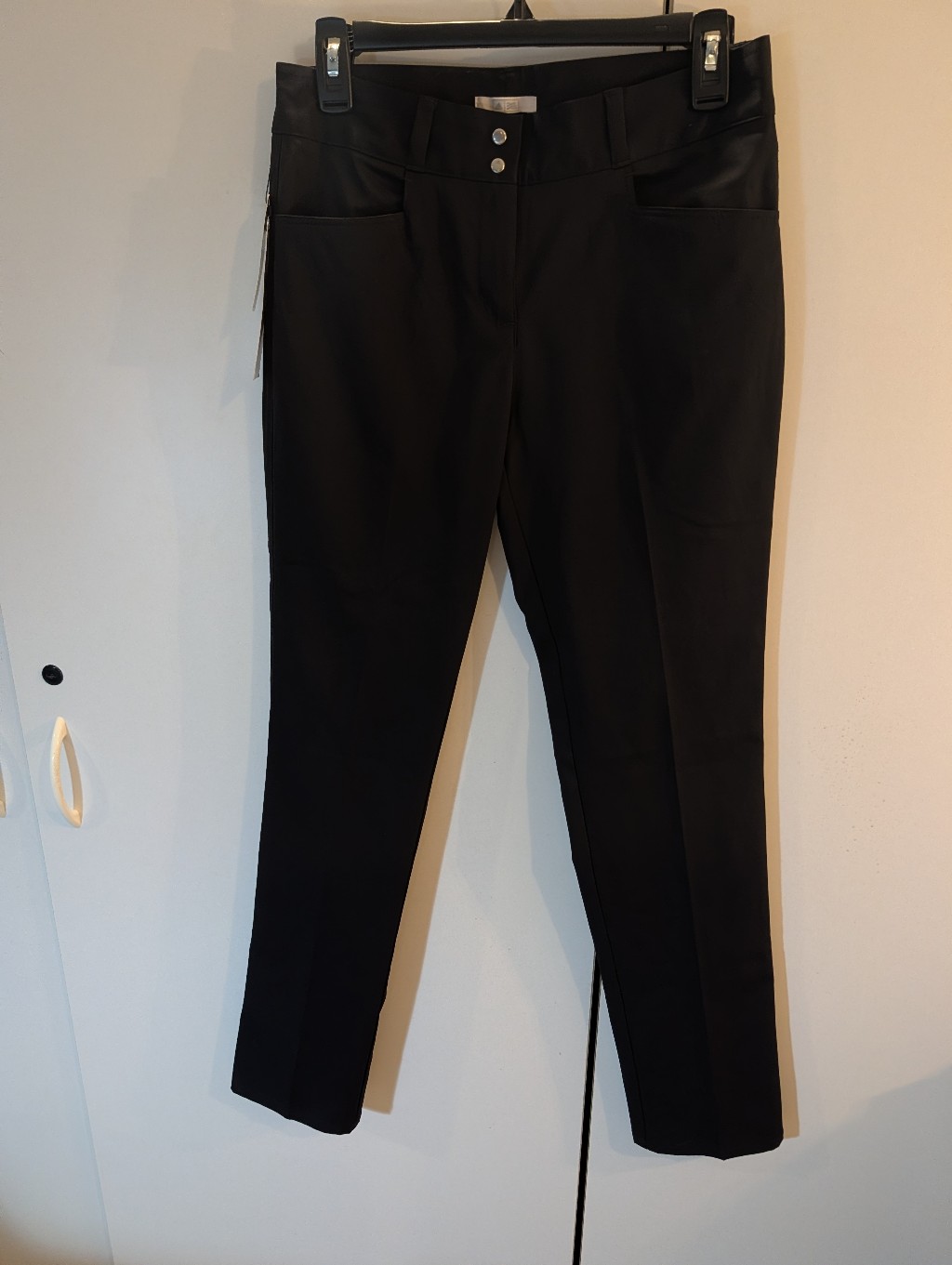 Adidas Women's Size 2 Black Slim Ponte Athletic Pants Nwt
